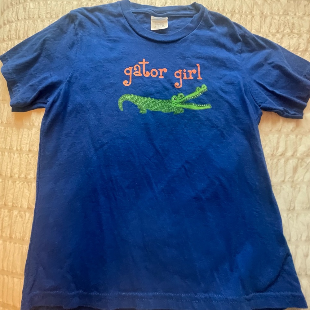 Gator Girl Blue Kids T-Shirt